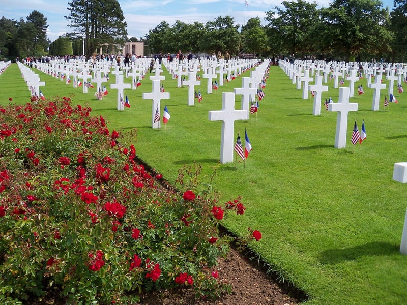 World War II Normandy Beach